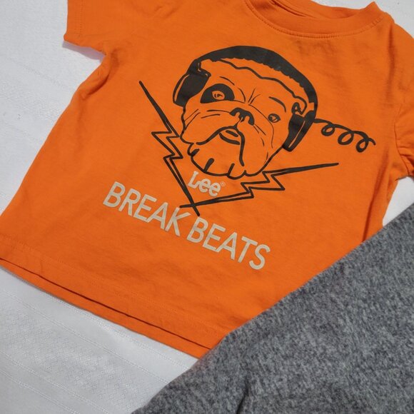 Lee Shirt Carter's 3T Fleece pant Outfit NWOT. Mixed Bin Z29 - Picture 2 of 2